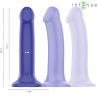 Intense - Victoria Vibrateur Avec Ventouse 10 Vibrations Bleu Foncé Télécommande